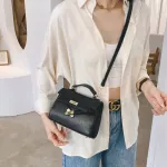 Hi Quity One-Doulder Underarm Bag Fe new Trend SML Leather Lady Mesger Bag Spring Blue Handbag Wear-Resistant