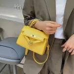 Hi Quity One-Doulder Underarm Bag Fe new Trend SML Leather Lady Mesger Bag Spring Blue Handbag Wear-Resistant