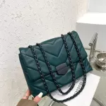 Chains Leather Oulder Cross Body Bags Luxury Designer Handbags For Women Ses Crossbody Sac Bolso E Mujer
