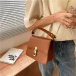 Solid Cr Square Crossbody Bag New Hi-Quity Pu Leather Women's Designer Handbag Hi Capacity Oulder Mesger Bag