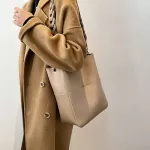 Hi-Quity Large-Capacity Retro Oulder Bag Autumn And Winter New Women's Designer Mesger Bucet Bag