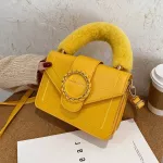 New H Handle Solid Cr Oulder Crossbody Hand Bag