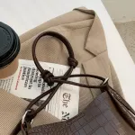 Women Bags Stone Pattern Solid Pu Leather Crossbody Bags For Women Winter Designer Oulder Mesger Bag Fe Handbag