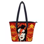 David Bowie Oulder Bag -Handle Funny Handbag Office Student Bul Leather NG BAG