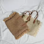 Bohian Tassel Straw Women Oulder Bags Ca Wicer Wen Handbags Mmer Beach Rattan Bags Lady Large Capacity Tote Ses