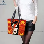 David Bowie Oulder Bag -Handle Funny Handbag Office Student Bul Leather NG BAG