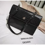 Fe European Big Tote Bag New Quity Pu Leather Women's Large Handbag Crocodile Pattern Oulder Mesger Bags