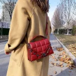 Popular Plaid Handbag SMSger Bag Chain Fe Crossbody Bag New Women Hi Quity Cr Tote Bags X141H