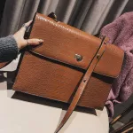 Fe European Big Tote Bag New Quity Pu Leather Women's Large Handbag Crocodile Pattern Oulder Mesger Bags