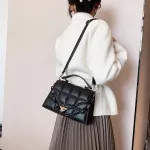 Popular Plaid Handbag SMSger Bag Chain Fe Crossbody Bag New Women Hi Quity Cr Tote Bags X141H