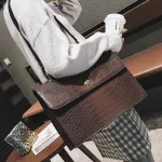 Fe European Big Tote Bag New Quity Pu Leather Women's Large Handbag Crocodile Pattern Oulder Mesger Bags