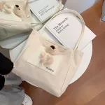 Designer Large Canvas Handbags Women Print Graffiti Totes Brand Luxury Cute Ca Big Letter Oulder Bags Ng Bags