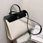 Contrast Cr Large Tote Bag Fion New Hi-Quity Canvas Women's Designer Handbag Hi Capacity Oulder Mesger Bag