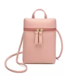 Cell Phone Messenger Bag Women Mini Leather Crossbody Mobile Bags Black Fashion Shoulder Bag Portable Strap Coin Purse XA67H