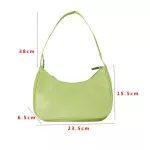 CA OULDER BAG for Women Trendy Fluorescent Nylon Handbag Fe sml Baxillary Baguette Mini Hand Bag