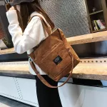 Women Corduroy Zier Oulder Bag Cn Canvas Handbag Ca Tote Fe Eco Crossbody Bag Ladies Vintage Mesger Bags