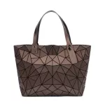 Matte Womens Handbag Diamond Tote Pu Geometric Mesger Oulder Bag Laser Plain Folding Bags Ca Ng Bag Bolso