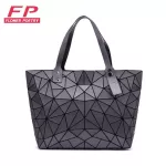 Matte Womens Handbag Diamond Tote Pu Geometric Mesger Oulder Bag Laser Plain Folding Bags Ca Ng Bag Bolso