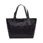 Matte Womens Handbag Diamond Tote Pu Geometric Mesger Oulder Bag Laser Plain Folding Bags Ca Ng Bag Bolso