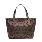 Matte Womens Handbag Diamond Tote Pu Geometric Mesger Oulder Bag Laser Plain Folding Bags Ca Ng Bag Bolso