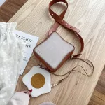 Creative St Bread And Fried Eggs S Crossbody Bags For Women Winter Sml Oulder Bag Fe Pouch Ses