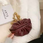 Chain Folds Designer Oulder Bags C SML PU Leather Women's Crossbody Bag Fe Designer Handbags and SES