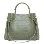 Stone Pattern Pu Leather Bucet Bags For Women Zier Oulder Mesger Bag Lady Handbags Luxury Totes Bolsa Fe