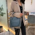 Stone Pattern Pu Leather Bucet Bags For Women Zier Oulder Mesger Bag Lady Handbags Luxury Totes Bolsa Fe