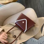 Wanong Sml Bag Women's New Orean Versa Texture Mesger Bag Handbag Sml Square Bag