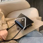 Wanong Sml Bag Women's New Orean Versa Texture Mesger Bag Handbag Sml Square Bag