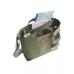 Lit WEIT Multi-Partment Storage Oulder Bag Portable Travel Mesger Bag Clothes Organzer Food Handbag SE