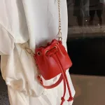 Luxury Brand Fe Mini Tote Bucet Bag Mmer New Quity Leather Women's Designer Handbag Chain Oulder Mesger Bag