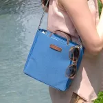 Lit Weit Multi-Partment Storage Oulder Bag Portable Travel Mesger Bag Clothes Orgainzer Food Handbag Se