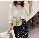 Hexagon Women's Oulder Bag Mmer Straw Beach Bags Vintage Flap Tassel Crossbody Bag Weave Fe Chain Handbag