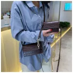 Pu Leather Crossbody Bags For Women Stone Oulder Bag Women Ladies Clutch Bags Mini Sml Mesger Bags For Women