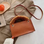 Smooza Women Oulder Crossbody Handbags Lady Brand Designer Hi Quity Bags for Girl Luxury Wool Handle Tote Bags