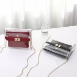 Women Pvc Clear Bag Satchel Bag Transparent Oulder Crossbody Bags For Women Mini Ladies Mesger Ca Sml Handbag