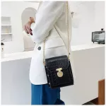 Luxury Designer Women's Mesger Bag Crocodile Pattern Loc Portable Chain Bag New Product One-Oulder Mobile Phone Bag