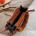 Smooza Women Oulder Crossbody Handbags Lady Brand Designer Hi Quity Bags For Girl Luxury Wool Handle Tote Bags