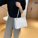 Exquisite Ng Bag Women Large Capacity Handbags Pu Leather Stone Pattern Oulder Mesger Bags