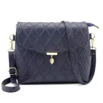 Women Pu Leather Flap Handbag Sml Leaf Pendant Oulder Bag Style Crossbody Bags Lady Ng Se