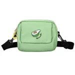 N Girls Avocado Mesger Oulder Bags Cartoon Fruit Designer Canvas Crossbody Bags For Women Ca Handbags