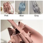 Vintage Tassel Crossbody Bucet Bag Luxury Woman Bag Fe Oulder Handbags Dratring Mesger Crossbody Bags Sac Main
