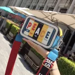 Letters Women Oulder Bags Designer Wide Strap Crossbody Mesger Bag Funny Lady Sml Flap Haruu Fe Se