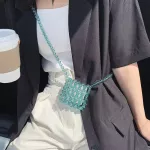 Mini Bags Bead Weave Oulder Bag Women Banquet Party Crossbody Bag Fe Luxury Women's Sml Cn Se