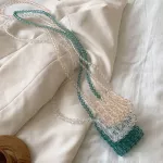 Mini Bags Bead Weave Oulder Bag Women Banquet Party Crossbody Bag Fe Luxury Women's Sml Cn Se