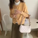 Canvas Luxury Brand Sml Bags For Women Winter Fe B Handbags Oulder Ladies New Underarm Fe Wlet