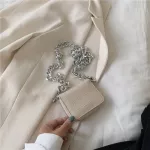 Crocodile Pattern Mini Flap Crossbody Bag Mmer New Quity Leather Women's Designer Handbag Chain Oulder Mesger Bag