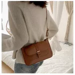Sf Solid Cr Pu Leather Crossbody Bags For Women New Luxury Quity Oulder Mesger Bag Fe Handbags And Ses