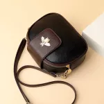 Brand New Mini Bags For Women Vintage Pu Leather Crossbody Bag Round Ladies Oulder Bag Fe Luxury Handbags